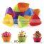 Cute Different Shapes Colorful Silicone Pudding And Jelly Baking Mold