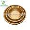Acacia Wood Salad Bowls Set of 4 Individual Large Wood Bowl for Fruits Salads and Decoration
