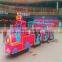 Funny electric shopping mall park amusement park trackless tourist kids mall train set for sale