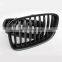 Front bumper grille For BMW GT F07 Auto Parts Matt black single slat line grill For BMW 5 Series F07 Replacement grill