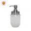 high quality clear mix finish lids and pump round shape glass bottle 150ml glass mason jar