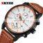 Curren 8217 Customized Men Quartz Hand Watch Leather Chronograph Luxury Watches Custom Logo