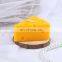 Creative Large Triangle Cheese Candle Bath Home Party Decoration Cute Non-toxic Cake Topper Scented Candle