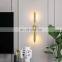 Modern Minimalist Led Wall Light Decorative Indoor Copper Wall Lamp For Home Hotel