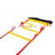 Basketball soccer agility training ladder hurdle plastic adjustable speed high quality football agility ladder set