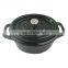 24CM 26CM Enamel Cast Iron Casserole Dinnerware Sets