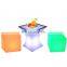 Hookah lounge lighting bar furniture indoor decorative led cube chair table bar lumineuse lighting furniture