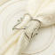 Delicate Aluminum Alloy Napkin Rings in Gold Silver For Fashion Towel Buckle Holder Table Decorations