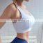 High Impact Adjustable Buckle Sports Bras Custom Yoga Backless Quick Dry Crop Tops