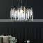 Hot Selling Modern Glass Decorative Chandelier Classic Brass Crystal LED Indoor for Living Room