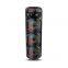 40W Portable Wireless Speaker With 8 Inch*3 Subwoofer Heavy Bass FM Radio, Microphone, Lights, Karaoke Speaker