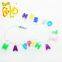 Manufacturers Provide Halloween Jewelry Glow Dark Letter Necklace for Halloween Party