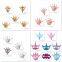 Hot Selling Baby Shower Girl Years Crown Shaped Balloons Birthday Party Decoration Balloon Princess Gold Crown Foil Balloons