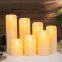 Real Wax LED Candles with Timer – Flameless, Battery Operated, Remote Control, Flickering Flame Sets/Pack in 4