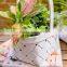 zakka decoration wooden chips weave flower pots