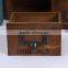 high quality gift jewelry display packing wooden box with drawer