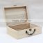 Custom design jewelry printed pine wood gift box with logo