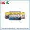 Low Profile Port Saver D-SUB15 Male to Male Mini Gender Changer/Coupler Adaptor Connector