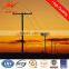 round electric power pole price