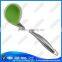 Stainless steel handle silicone soup colander
