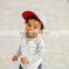 Wholesale children size snapback hat with flat brim kids summer cap