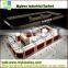 Supermarket glass mobile phone display cabinet food display cabinet