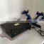 rotary mini 3 color 1 station screen printing machine with flash dryer