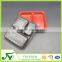 Wholesale PP red plastic fast food container with lid