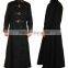 GOTHIC COTTON COAT STEAMPUNK GOTH WITH BUCKLES ON FRONTSIDE