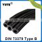 din73379 2b 1/8 inch oil resistant cotton overbraided fuel hose