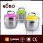 Portable hot sale food grade basket with colorful lid