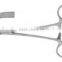 Body Piercing Forceps Stainless Steel , Straight, Serrated Jaw, Length 5"