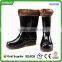 latest soft sole safety boots, plastic safety boots, black rain men boots