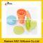 Heat resistance folding silicone folding table with cup holder