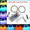 5050 smd 80mm DC12V Black PCB full circle angel eyes for honda fit