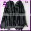 ( Color 1# ) HARMONY 18inch 110grams Black Color Soft Dreadlocks Synthetic Twist Hair Synthetic Crochet Braiding Hair Extensions