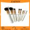 Beauty pure white handle 8pcs makeup tools,shenzhen wholesale cosmetic brush sets