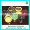 reusable stable clear transparent plastic gift Can with metal lid