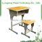 A type Wooden double seats school desk double student student desk and chair Student Shelf Desk and Chair