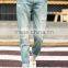 2016 new arrival skinny denim ripped jeans for men