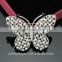 Cute animal series-noble beautiful pearl butterfly wing brooch/handmade rhinestone brooch