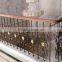 2015 new design cheap wrought Iron fence panel and post for garden and home factory direct wholesale