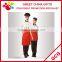 Custom Polyester Twill White Blue Black Red Bib Kitchen Apron with Pockets
