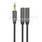 3.5mm Male to 2 Female for Earphone and Headset Y Splitter Aux Adapter cable