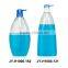 Hot sell BPA Free Multifunctional lotion shower gel PET plastic bottle transparent shampoo PET 1 liter plastic bottle