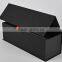 Matt black cardboard wine paper box