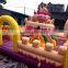 inflatable birthday cake outdoor playground for commercial use