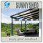 easy install gazebo canopy made of aluminum polycarbonate