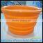 Durable Colorful Fancy Silicone Collapsible Bowl