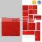 15x15 red square wall tiles, interior kitchen tile, glazed bathroom indoor tile